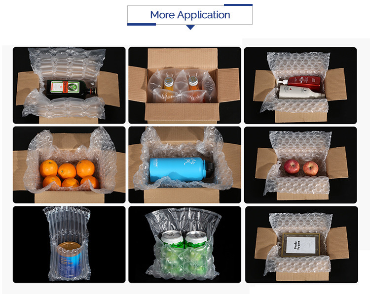 50 To 75 Microns Inflatable Air Bubble Wrap single layer