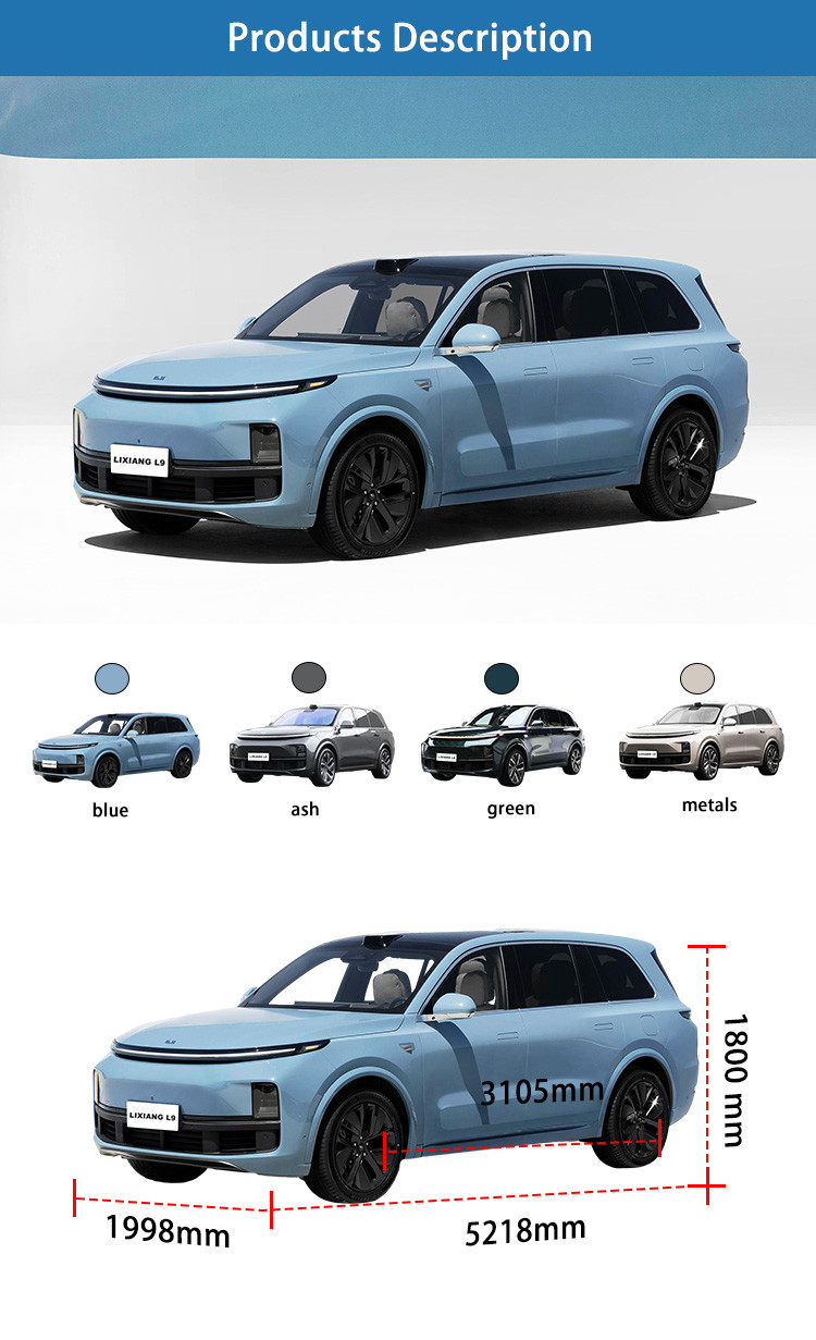 2024 Hybrid Lixiang L9 Pro Electric SUV Car New Energy Vehicles