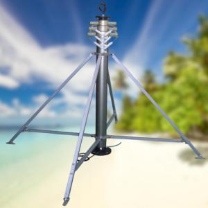 Quality Lightweight 6M 18M Movable Antenna Mast Tower wholesale