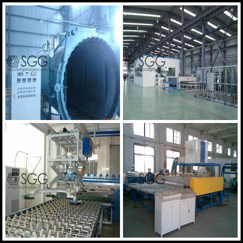 8.38mm opaque laminated safety glass