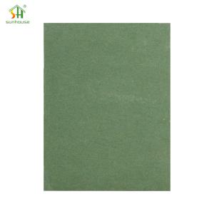 Quality 9mm Water Resistant Gypsum Board 1220x2440mm Fire Rated Moisture Resistant Gypsum Board wholesale