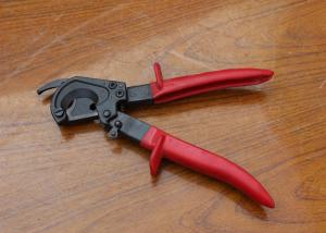 Quality Hand Armoured Ratchet Cable Cutter / Steel Basic Hand Tools ISO wholesale