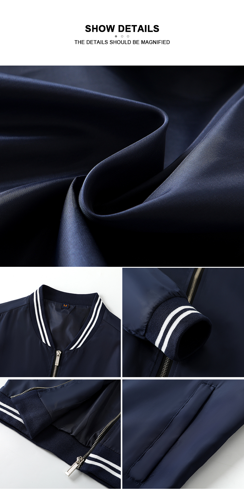 Custom your brand supplier autumn and winter man's multi-color cotton padded jackets male obese sizes zip up jackets