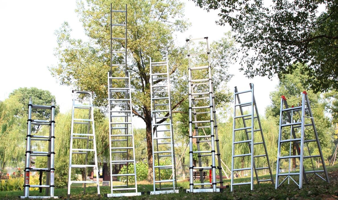 Portable 5.8m 4x5 Aluminium Scaffolding Ladder