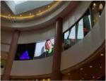 P2.8 P3.91 Ice Curtain Glass Video Wall Panel Clear Window Shop Advertising
