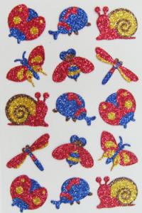 Quality Cartoon Glitter Foam Stickers For Crafts Arts Silk Screen Printing Eco Friendly wholesale