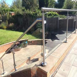 Quality Exterior Framed Aluminum Glass Fence Balustrade Railing OEM wholesale