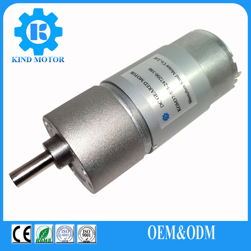 CCW Rotation DC Worm Gear Motor 12V Explosion Proof 46*32mm Size
