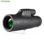 10X42 Green Coated Mobile Phone Mini Monocular Telescope Bk7 Prism Handwheel