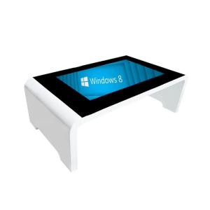 Quality 43 Inch LCD Smart Touch Screen Coffee Table Interactive 350 Nits Brightness wholesale
