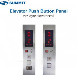 Quality DC24V Lift Car Operating Panel 2- 6 Floors Dumbwaiter Elevator Lift Cop Panel wholesale