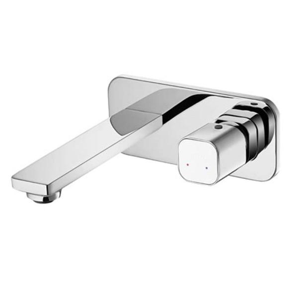 Wall Hung Faucets Brass Washroom Bathroom Knob Hot Cold Water Mixers Tap Built