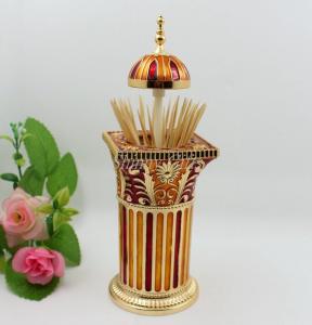 Quality Shinny Gifts Accessories Automatic Pressed Toothpick Holder wholesale