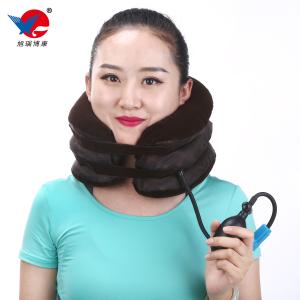 Quality Universal Inflatable Neck Support Brace Flannel Cervical Collar Free Size wholesale