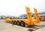 150 Tons 3 Axles Hydraulic Gooseneck Low Bed Semi Trailer