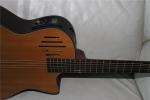 All solid wood 14th guitar customized acoustic electric guitar in satin