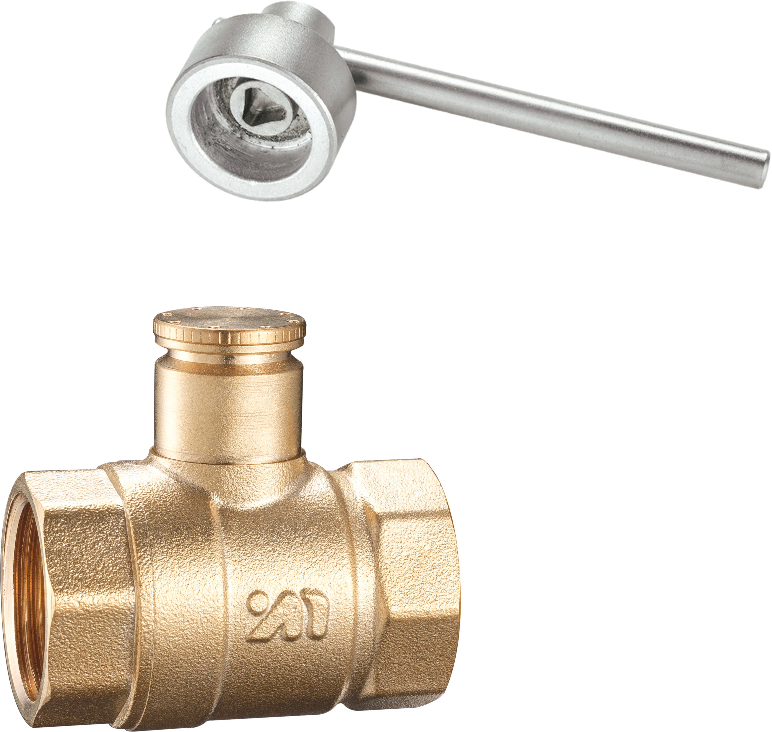 1301 Magnetic Lockable Water Meter Valve Ball Type DN15 DN20 DN25 DN32 DN40 DN50 with Dust Proof Cover for Lead Seal
