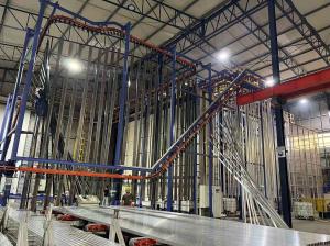 Quality High Capacity CE Certification Aluminium Profiles Vertical Powder Coating Line Design wholesale
