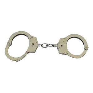 Quality 22.5cm Length Police Grade Handcuffs Aerospace Grade Aluminum Material wholesale