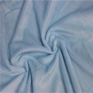 Quality warp knitting fleece fabric short pile fleece knitting fabric Textile Fabric wholesale