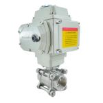 Stainless Steel Automatic Electric Actuator Motorized Three-Piece Ball Valve DN8