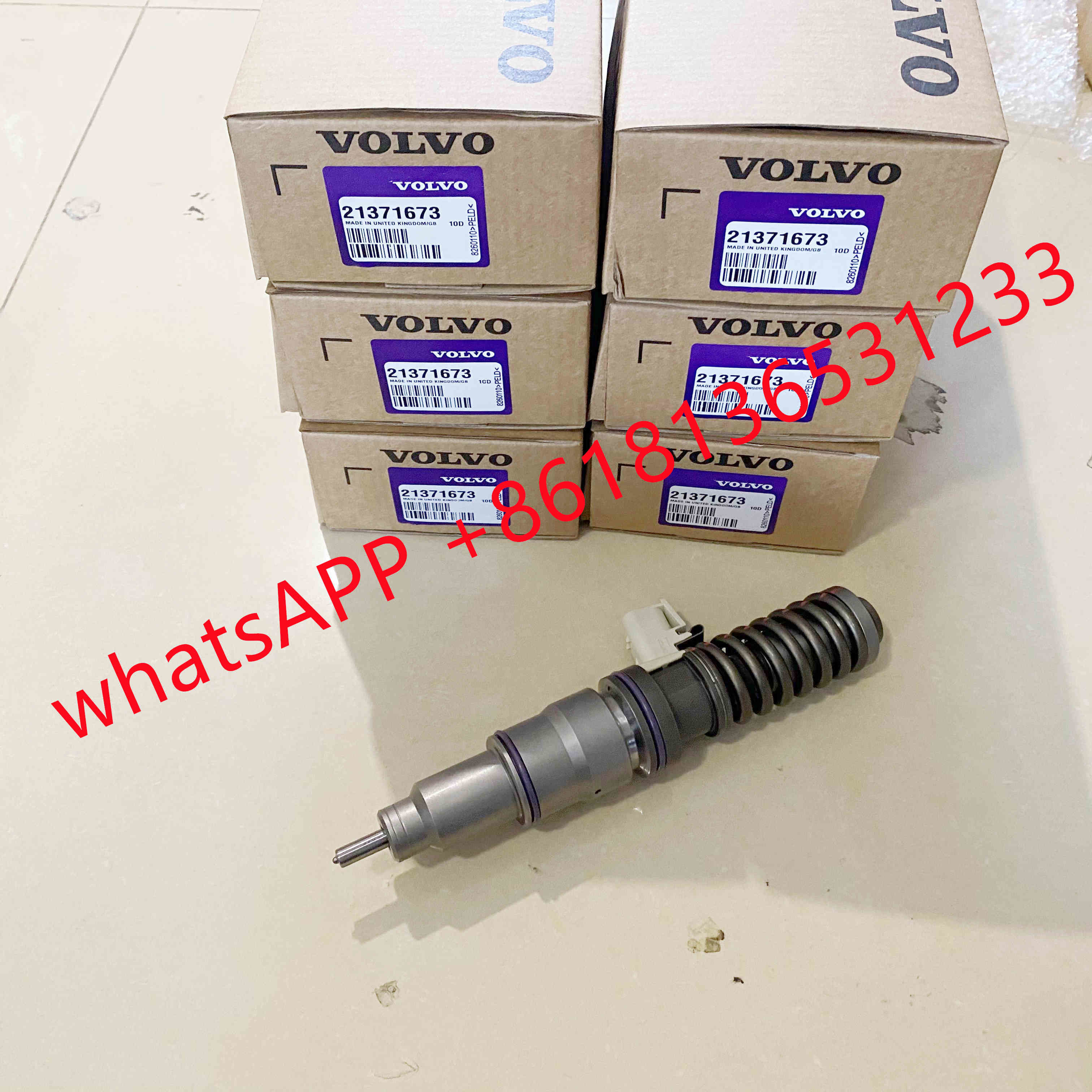 For Volvo common rail injector 21340612 21371673 BEBE4D24002 injector 21371673 21340612 for Renault trucks Volvo FH12 12