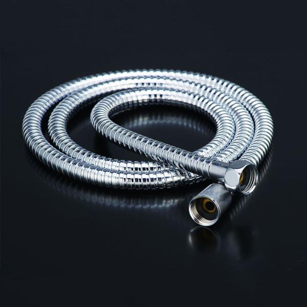 Stainless Steel 304 Flexible Hoses Chrome Plated Spiral Metal Brass Handheld