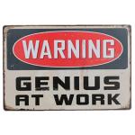 Indoor Outdoor Warning Signs Home Decoration Tin Signs Vintage Effect Design