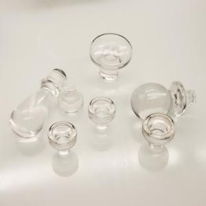 Quality Solid Glass 3cm Alcohol Bottle Stopper Xo Brandy Food Grade wholesale