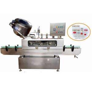 Quality Three Capping Types Steam Vacuum Sealing Machine for Glass Bottles and Unscrewed Lids wholesale