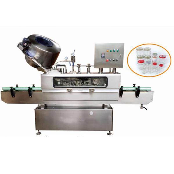 Automatic Grade Automatic Glass Bottle Steam Vacuum Sealing Machine for