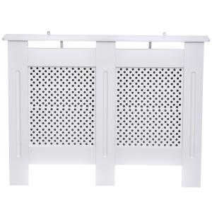 Quality Black Walnut Color Wood Radiator Cover Slatted Design wholesale
