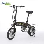 14 Inch Mini Easy Fold 2 Wheel Electric Bike With Aluminum Alloy Removeable