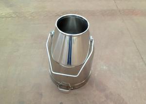 Quality Stainless Steel Milk Bucket Milking Machine Parts With Fixed Handle wholesale