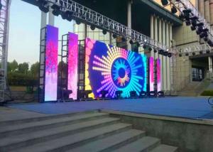 Quality Stage P6 Outdoor LED Display , LED Video Curtain Rental 6000nits High Brightness wholesale