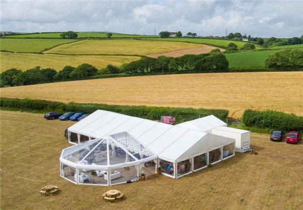 Catering Temporary Outdoor Tent , Resturant Marquee Party Tent 1000 Seaters For