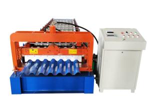Quality trapezoidal colour coated sheet profile sheet metal roll forming machine price wholesale
