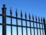 Customized Black Zinc Steel Metal Garrison Fence Panels Maintenance Free