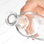 Healthy Lead Free Glass Bottles Bespoke 500ml 700ml 750ml For Brandy Vodka Rum