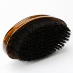 Customized Logo 360 Curved Brush Man Grooming Face Beard Cleaning Brush