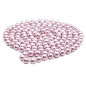 Quality Luxury Purple Round 8mm Shell Pearl Sweater Necklace 55 Inches (N08633) wholesale