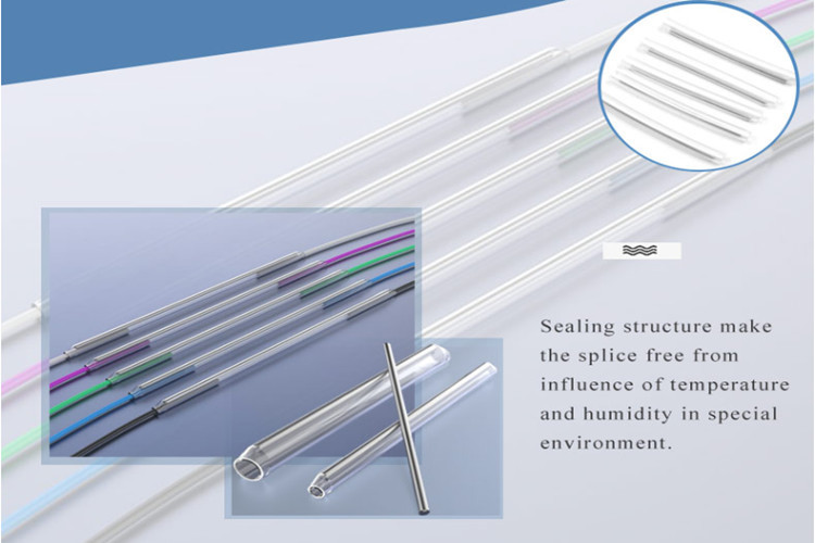 Heat Shrinkable Splice Protector Fiber Shrink Tube 20mm φ4 Without Steel Strength Member