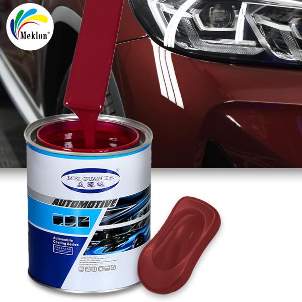 Auto Body 1K Basecoat Red Colors Crystal Coating Automotive Spray Auto Base Car