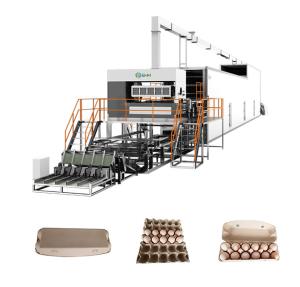 Quality Fully Automatic Big Quantity Egg Paper Tray Making Machine Egg Carton Maker wholesale