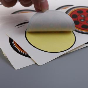 Quality Permanent Printed Self Adhesive Labels Private Logo Glossy Lamination wholesale