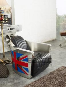 Quality Old British style aluminium arm chair furniture,#K660 wholesale