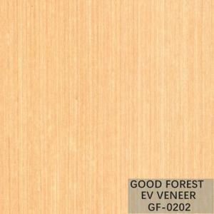 Quality Cabinet Engineered Anigre Wood Veneer Yellow 0.15-0.55mm Slice Cut Natural wholesale