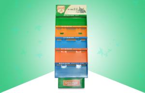 Quality Eye Catching Free Standing Cardboard Displays Selling Dog Foods , 4 colors CYMK Printing wholesale