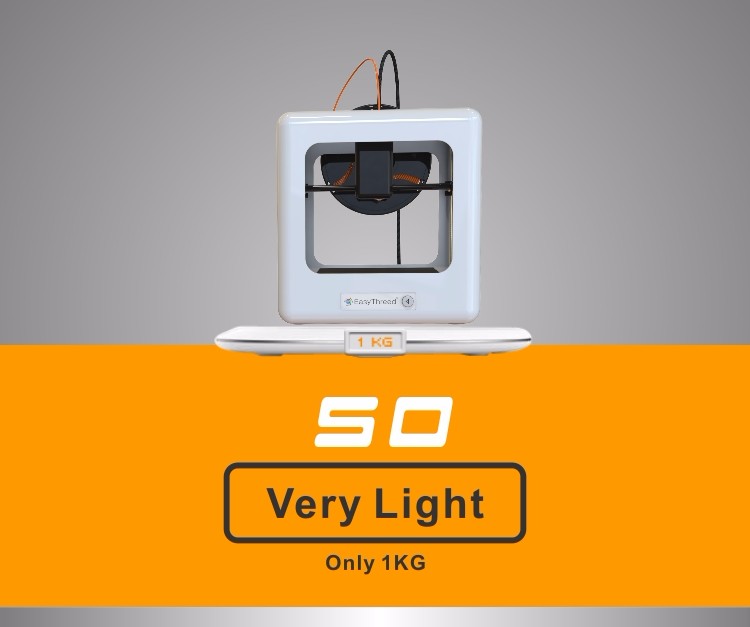 Easthreed Automatic Nano 3D Printer , Good Beginner 3D Printer 1.75mm Filament Size