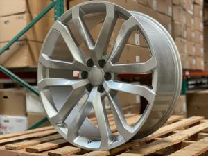 Quality 22 Chevy Replica Wheels Silver Rims Yukon Sierra Tahoe LTZ Silverado Denali wholesale